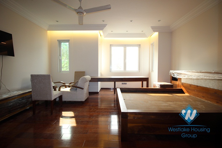 Stunning modern house for rent on Lac Long Quan in diplomat's neighborhood